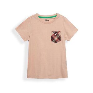 Epic Threads Little Boys Short Sleeve Plaid Pocket T-shirt, Size 6T, NWT